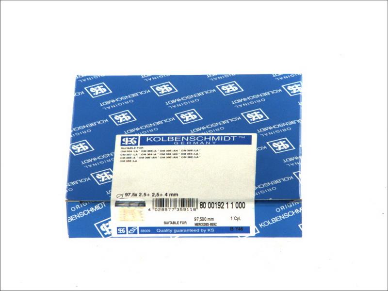 Kolbenschmidt 800019211000 - Jeu de segments de pistons droxauto.com