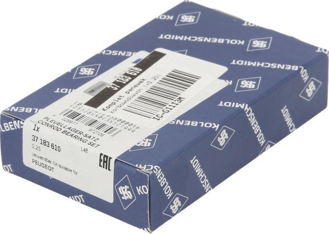 Kolbenschmidt 37 183 610 - Kit de coussinets de bielle droxauto.com