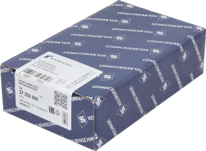 Kolbenschmidt 37 250 600 - Kit de coussinet de vilebrequin droxauto.com