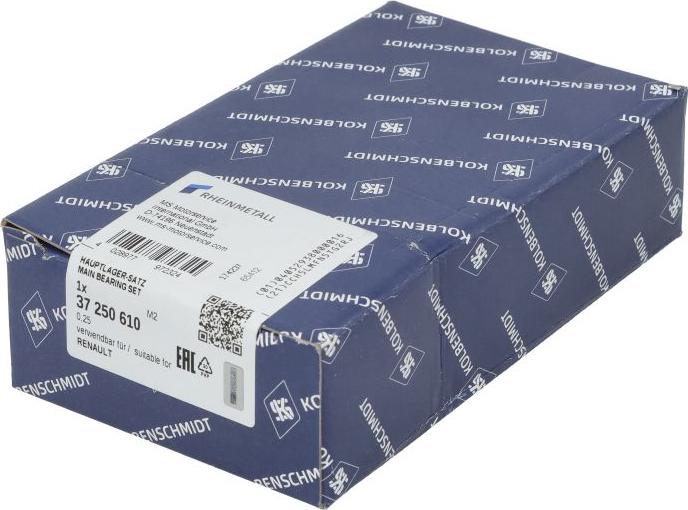 Kolbenschmidt 37 250 610 - Kit de coussinet de vilebrequin droxauto.com
