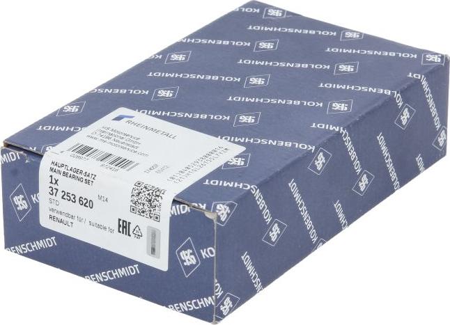 Kolbenschmidt 37253620 - Kit de coussinet de vilebrequin droxauto.com