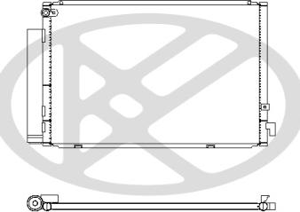 KOYORAD CD010296M0A - Condensateur, climatisation droxauto.com
