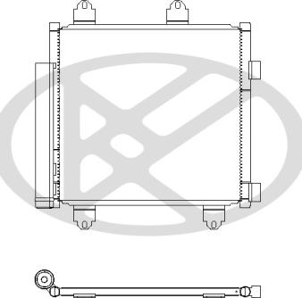 KOYORAD CD011136M - Condensateur, climatisation droxauto.com