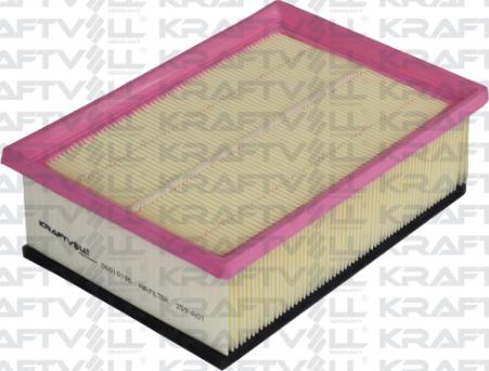 KRAFTVOLL GERMANY 06010195 - Filtre à air droxauto.com