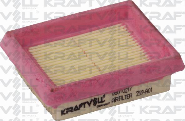 KRAFTVOLL GERMANY 06010217 - Filtre à air droxauto.com
