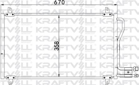 KRAFTVOLL GERMANY 08060068 - Condensateur, climatisation droxauto.com