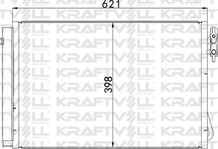 KRAFTVOLL GERMANY 08060082 - Condensateur, climatisation droxauto.com