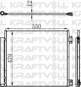 KRAFTVOLL GERMANY 08060027 - Condensateur, climatisation droxauto.com