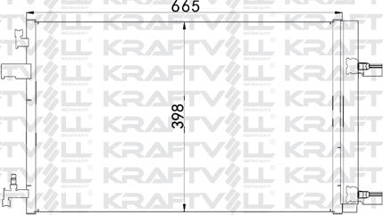 KRAFTVOLL GERMANY 08060139 - Condensateur, climatisation droxauto.com