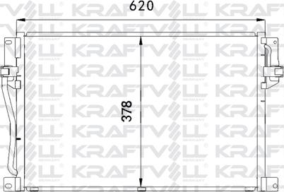 KRAFTVOLL GERMANY 08060214 - Condensateur, climatisation droxauto.com