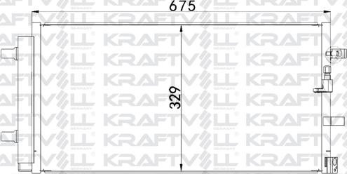 KRAFTVOLL GERMANY 08060215 - Condensateur, climatisation droxauto.com