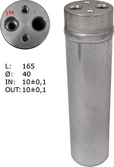 Krios 13.2347 - Filtre déshydratant, climatisation droxauto.com