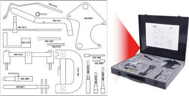 KS Tools 400.1800 - Kit d'outils de réglage, épure de distribution droxauto.com