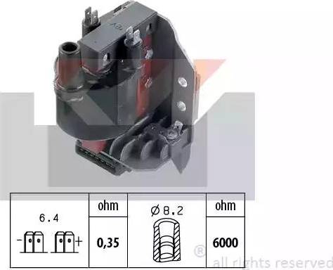 KW 490 302 - Bobine d'allumage droxauto.com
