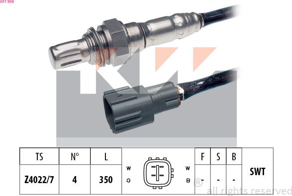 KW 497 898 - Sonde lambda droxauto.com