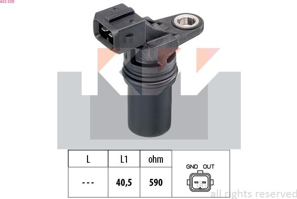 KW 453 539 - Capteur, régime droxauto.com