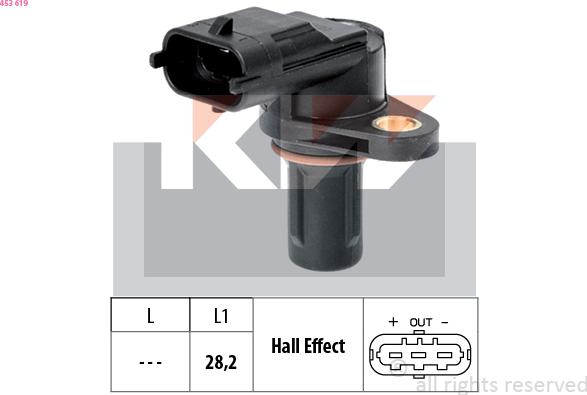 KW 453 619 - Capteur, régime droxauto.com