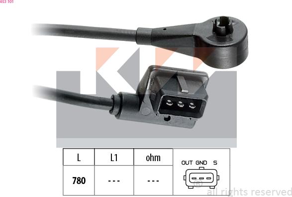 KW 453 101 - Capteur, régime droxauto.com