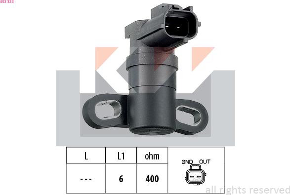 KW 453 333 - Capteur d'angle, vilebrequin droxauto.com