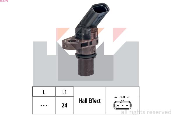 KW 453 773 - Capteur, régime droxauto.com