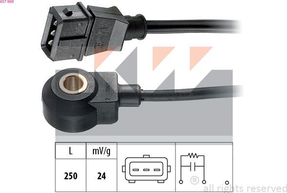 KW 457 069 - Capteur de cognement droxauto.com