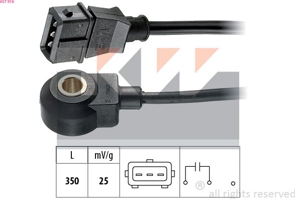 KW 457 016 - Capteur de cognement droxauto.com