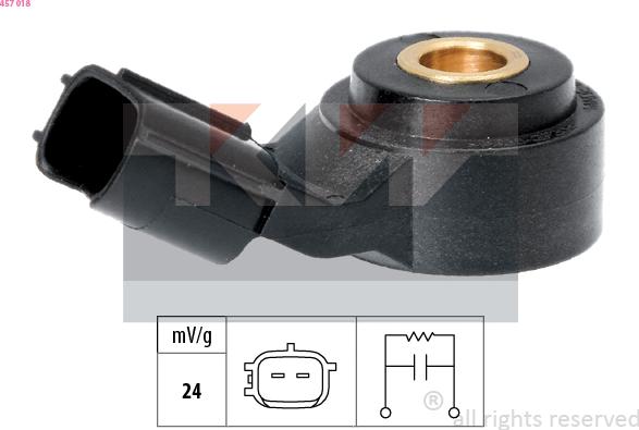 KW 457 018 - Capteur de cognement droxauto.com