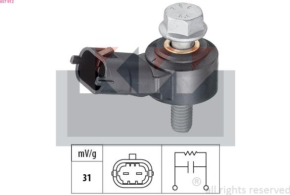 KW 457 012 - Capteur de cognement droxauto.com