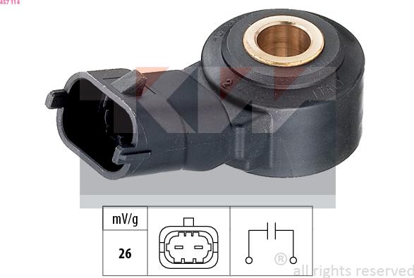 KW 457 114 - Capteur de cognement droxauto.com