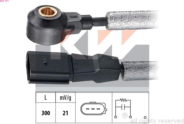 KW 457 111 - Capteur de cognement droxauto.com