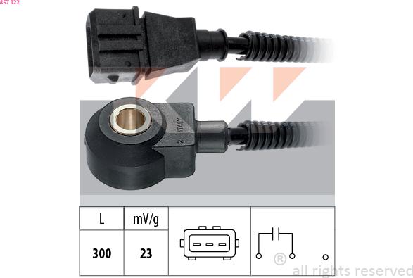 KW 457 122 - Capteur de cognement droxauto.com