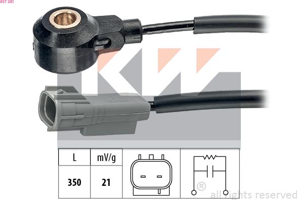 KW 457 241 - Capteur de cognement droxauto.com