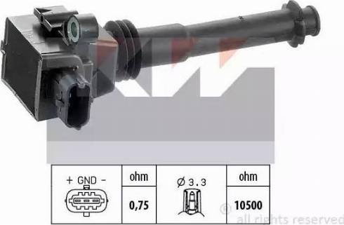 KW 470 382 - Bobine d'allumage droxauto.com