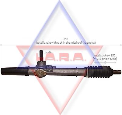 LA.R.A. 400001 - Crémaillière de direction droxauto.com