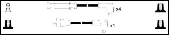 LEMARK HOES616 - Kit de câbles d'allumage droxauto.com