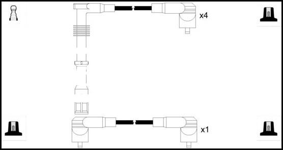 LEMARK HOES206 - Kit de câbles d'allumage droxauto.com
