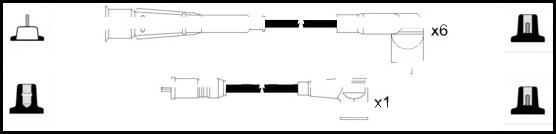LEMARK HOES734 - Kit de câbles d'allumage droxauto.com
