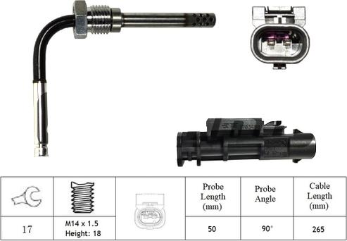 LEMARK LXT408 - Capteur, température des gaz droxauto.com
