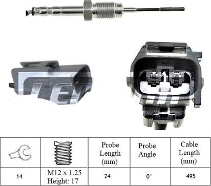 LEMARK LXT417 - Capteur, température des gaz droxauto.com