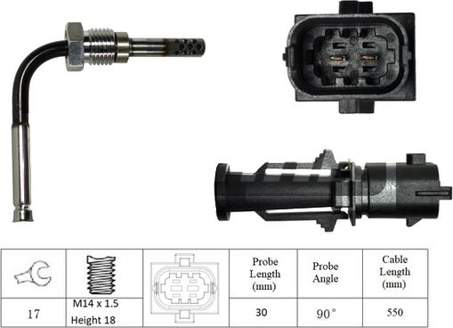 LEMARK LXT081 - Capteur, température des gaz droxauto.com