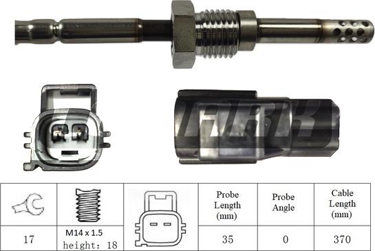 LEMARK LXT190 - Capteur, température des gaz droxauto.com