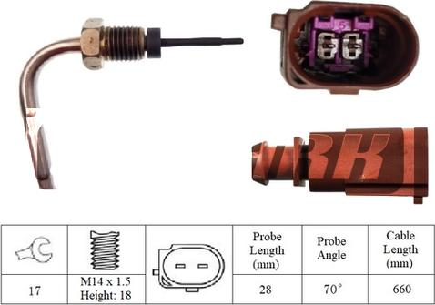 LEMARK LXT193 - Capteur, température des gaz droxauto.com