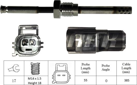 LEMARK LXT189 - Capteur, température des gaz droxauto.com
