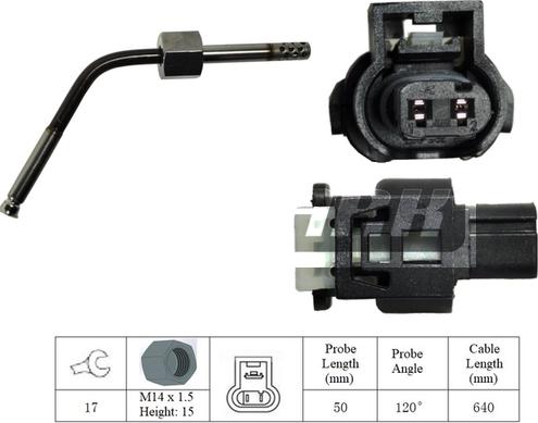 LEMARK LXT180 - Capteur, température des gaz droxauto.com