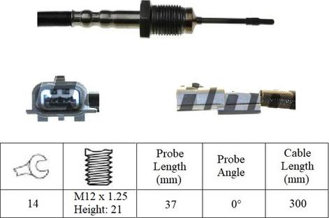 LEMARK LXT390 - Capteur, température des gaz droxauto.com