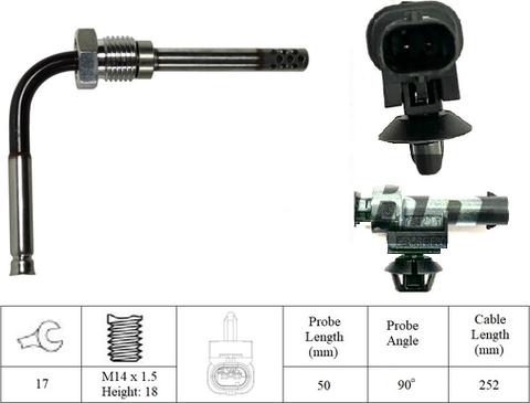 LEMARK LXT391 - Capteur, température des gaz droxauto.com