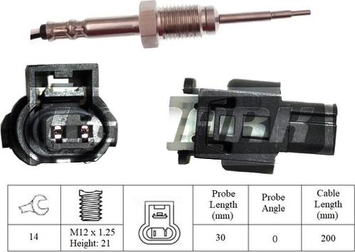 LEMARK LXT368 - Capteur, température des gaz droxauto.com
