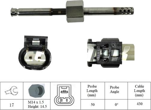 LEMARK LXT303 - Capteur, température des gaz droxauto.com