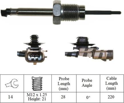 LEMARK LXT320 - Capteur, température des gaz droxauto.com