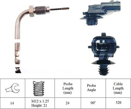 LEMARK LXT247 - Capteur, température des gaz droxauto.com